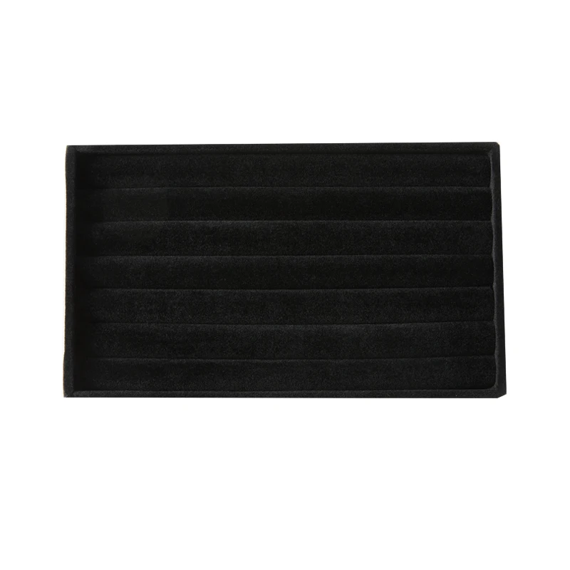 Velvet Jewelry Display Stackable Exquisite Jewellery Holder Portable Ring Earrings Necklace Organizer Box Organizator