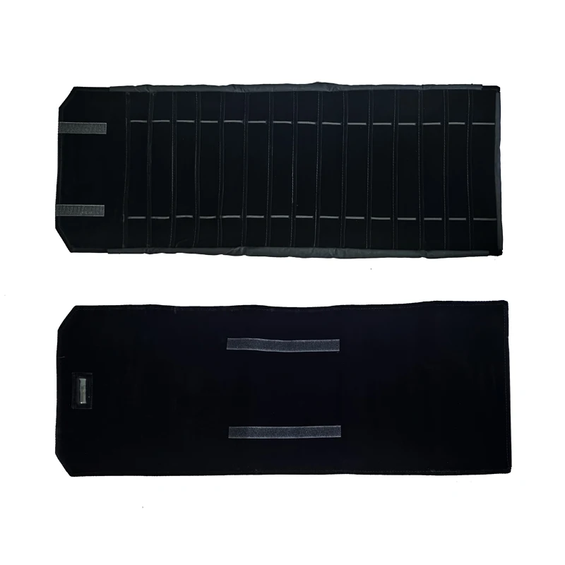Velvet Watch Roll Bag Jewelry Holder Case Jewelry Storage Organizer for Watch Bracelet Bangle Travel Portable Folding Bag