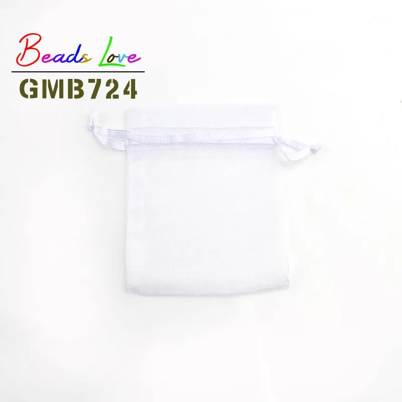 50pcs/lot 5x7cm 7x9cm 9x12cm 10x15cm Drawstring Organza Bags Jewelry Packaging Bags Candy Wedding Bags Wholesale Gifts Pouches