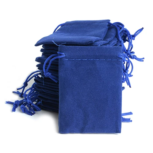 100Pcs 7x9cm Velvet Drawstring Pouch Jewelry Bags New Year Birthday Xmas Party Ball Gift Bags pochette cadeau sachet bonbon