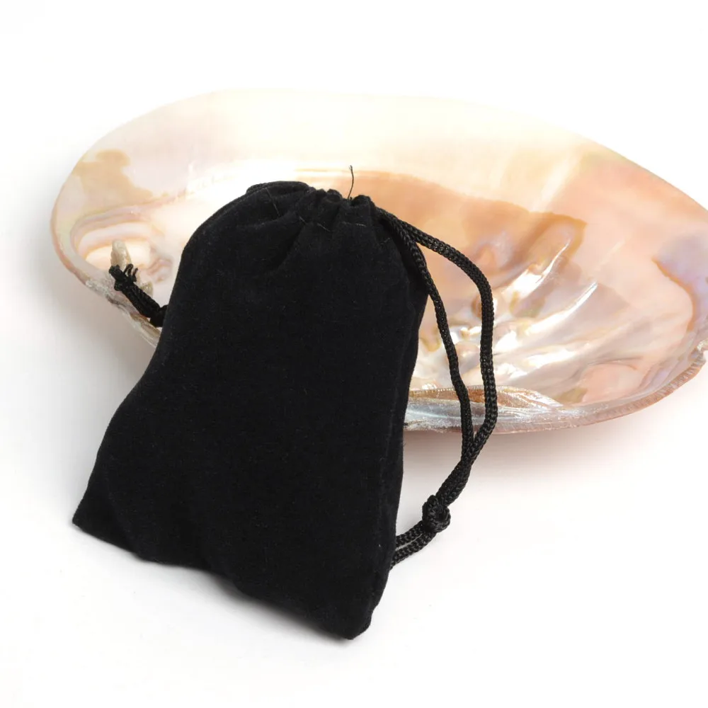 100Pcs 7x9cm Velvet Drawstring Pouch Jewelry Bags New Year Birthday Xmas Party Ball Gift Bags pochette cadeau sachet bonbon