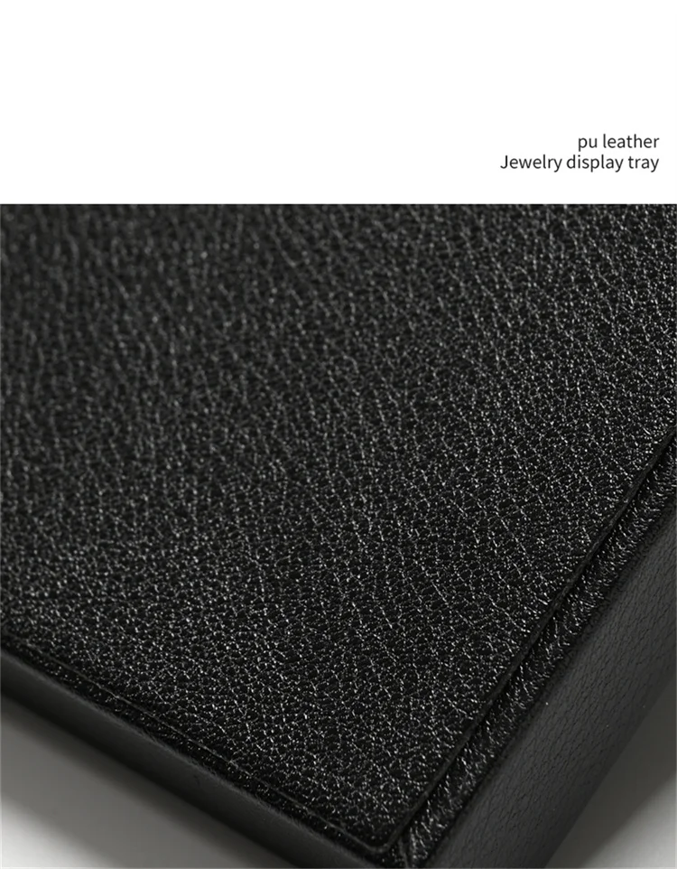Oirlv Leather Jewelry Tray Rings Necklaces Jewelry Viewing Display Tray Earring Bracelet Jewelry Storage Tray Jewelry Organizer