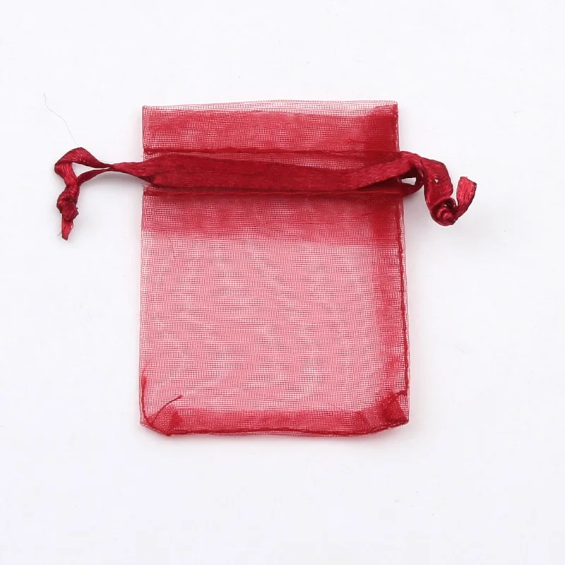 Wholesale 5x7CM/7x9CM/9x12CM Organza Drawable Bags Gift Bags Jewelry Packaging Candy Wedding Party Goodie Packing Favors Pouches