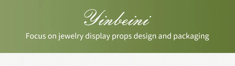 Yinbeini Velvet Jewelry Flat Tray Ring Pendant Bracelet Necklace Display Tray Jewelry Storage Organizer Plate P082