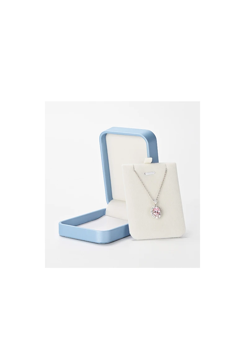 Oirlv Premium Blue Jewelry Box With Velvet Lining Packaging for Necklaces/rings/earrings, Organized for Families and Jewellers
