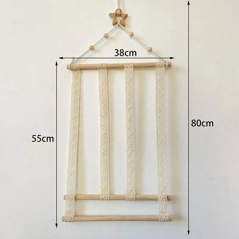 Wall Hair Clip Display Rack Hairpin Storage Girl Hair Accessories Headband Headdress Hairpin Wall Hanging Bathroom