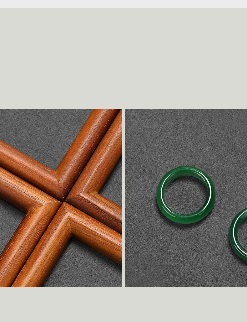 Oirlv New Wooden Jewelry Tray For Ring Earrings Bracelet Bangle Necklace Rectangle Jewelry Display Stand Jewelry Tray Hot Sales