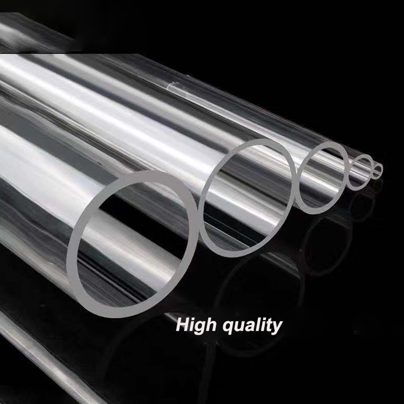 Transparent Acrylic Tube Aquarium Fish Tank Supplies Plexiglass Water Industry Pipe Garden Watering Fittings Jewelry Holder Case