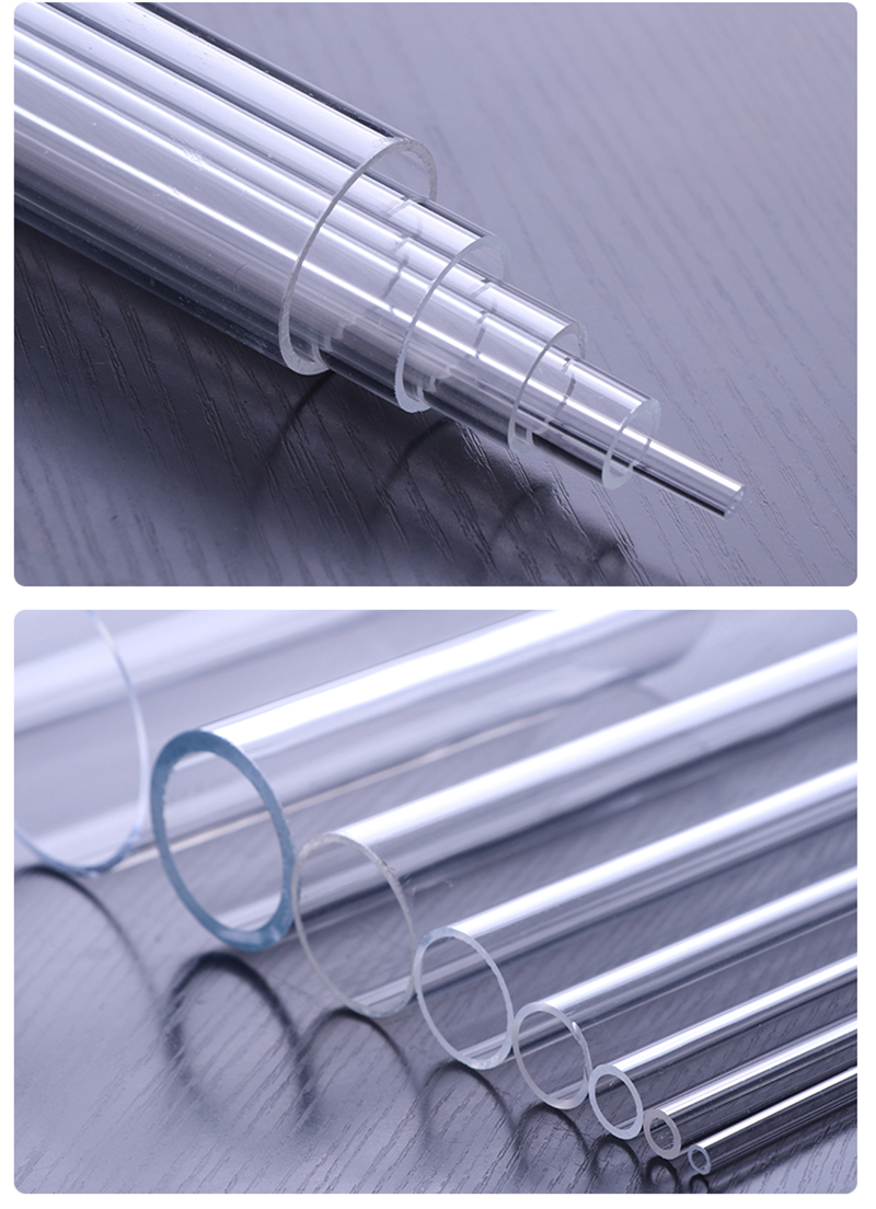 Transparent Acrylic Tube Aquarium Fish Tank Supplies Plexiglass Water Industry Pipe Garden Watering Fittings Jewelry Holder Case
