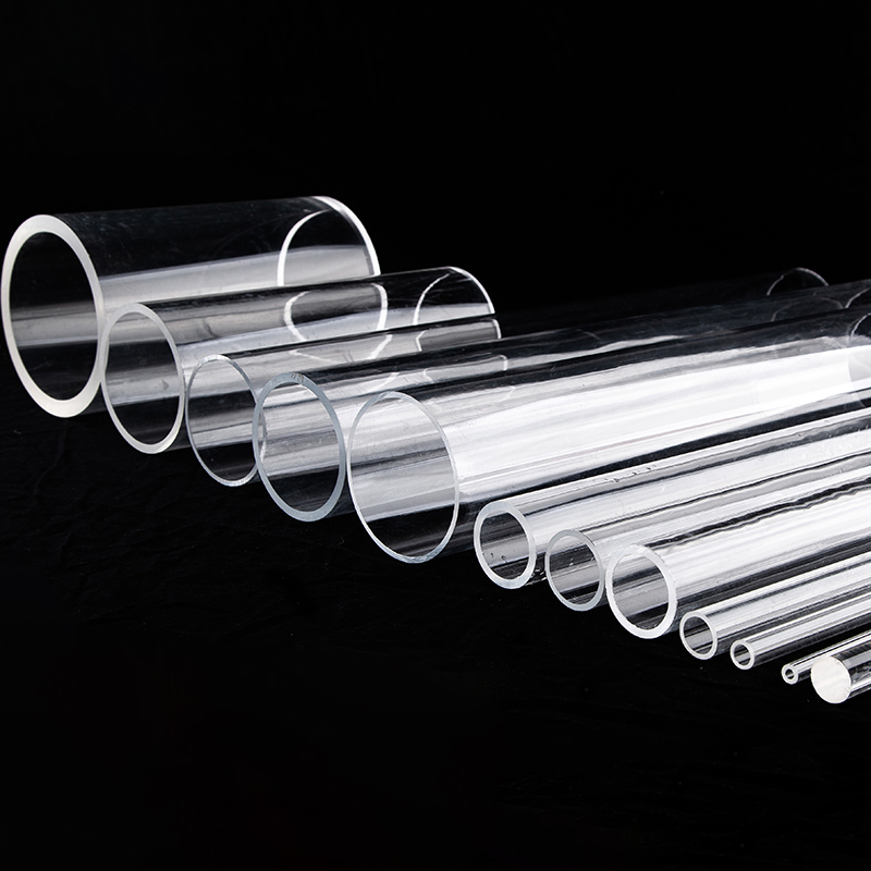 Transparent Acrylic Tube Aquarium Fish Tank Supplies Plexiglass Water Industry Pipe Garden Watering Fittings Jewelry Holder Case