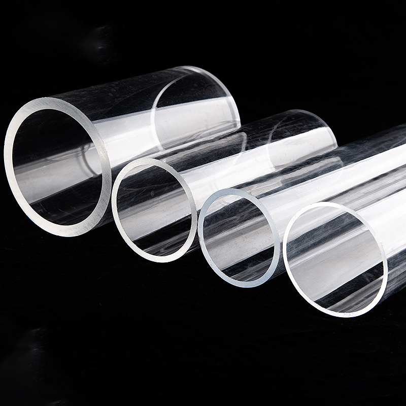 Transparent Acrylic Tube Aquarium Fish Tank Supplies Plexiglass Water Industry Pipe Garden Watering Fittings Jewelry Holder Case