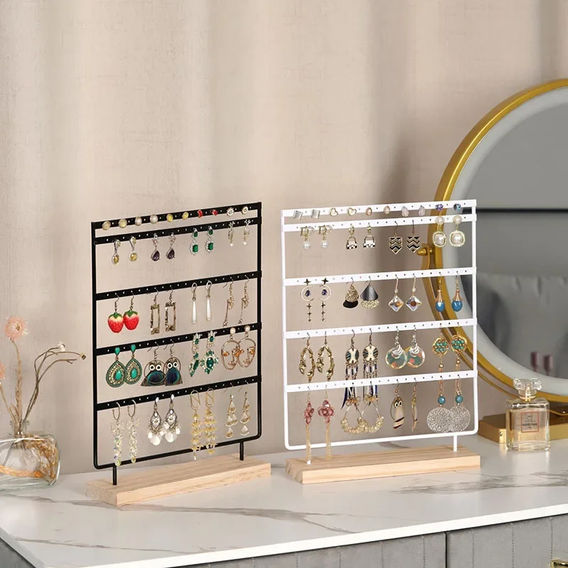 5-Tier Earring Display Stand Organizer Holder with 100 Holes Jewelry Tree Rack for Girls Storage for Earrings