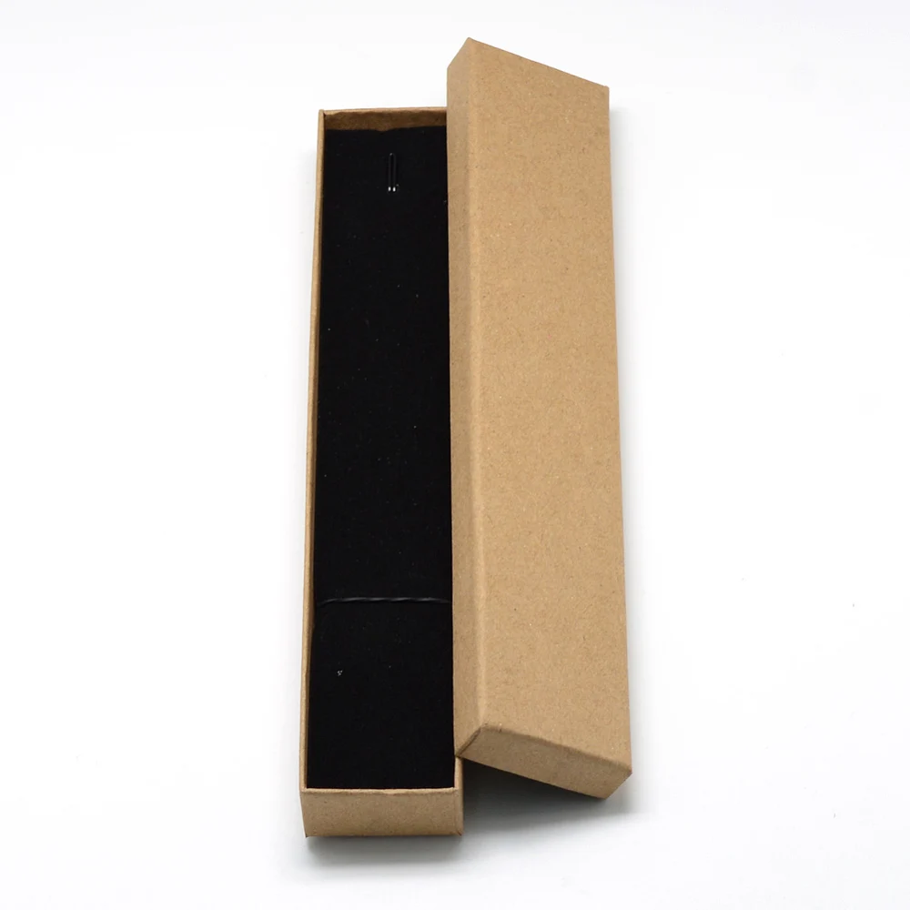 PandaHall 12Pcs 21x4x2cm Cardboard Jewelry Box Display & Storage Box for Bracelets Necklaces Earrings Rectangle Gift Packaging