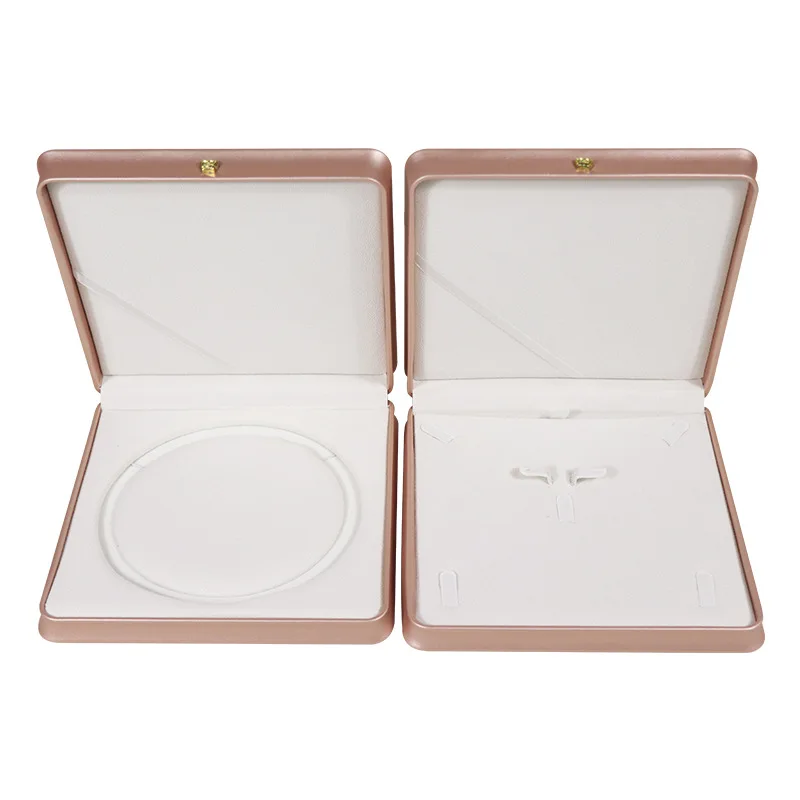 Pearl Necklace Box Jewelry Storage Packaging Box 19×19×4cm Crown Waist Ring Necklace Earrings Bracelet Large Set Box
