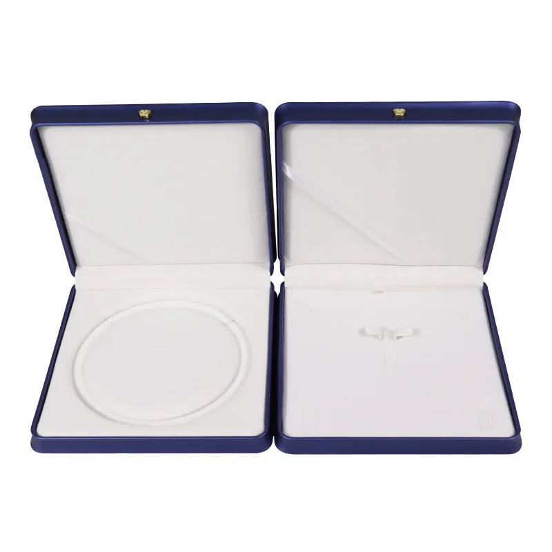 Pearl Necklace Box Jewelry Storage Packaging Box 19×19×4cm Crown Waist Ring Necklace Earrings Bracelet Large Set Box