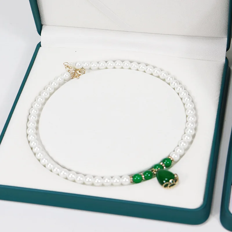 Pearl Necklace Box Jewelry Storage Packaging Box 19×19×4cm Crown Waist Ring Necklace Earrings Bracelet Large Set Box