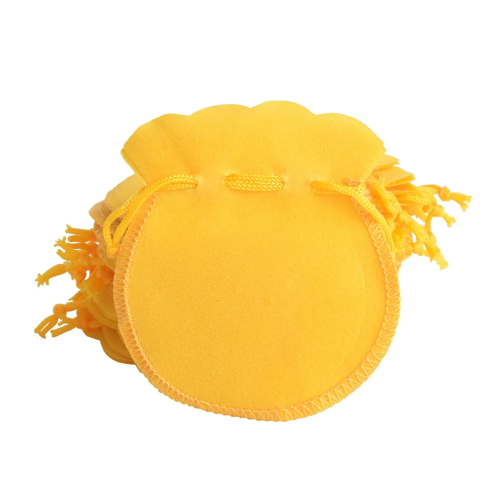 100pcs 7*8cm 9*12cm Velvet Bags Drawstring Pouch Calabash Jewelry Packing Bags Wedding Xmas Party Gift Bags cadeau sachet bonbon