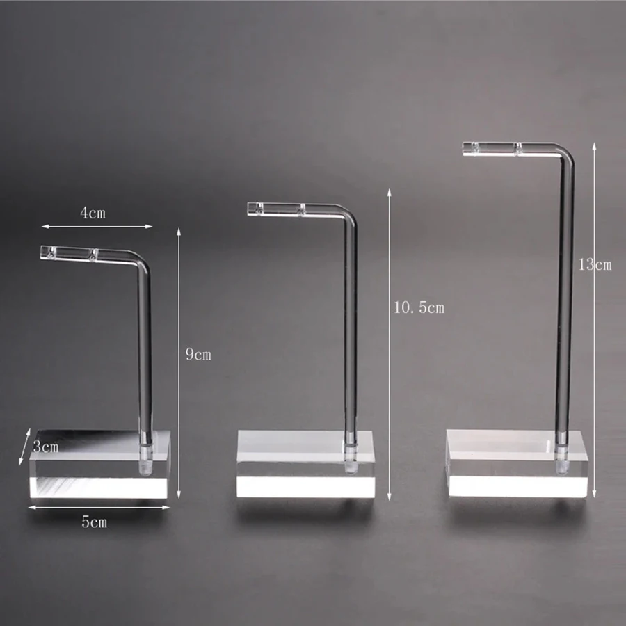 Acrylic Jewelry Display Rack, Jewellery and Earrings Display Stand Holder, Necklace Shooting Props Simple Storage Organizer Case