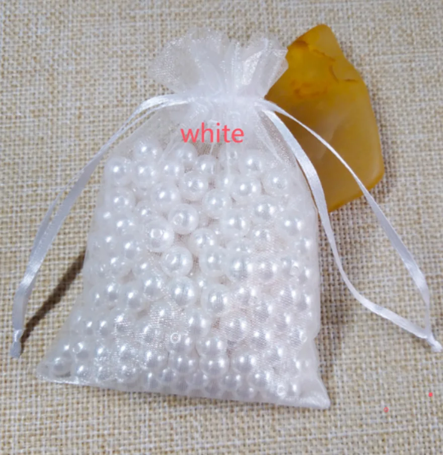 1000pcs Organza Bags Custom Random Color Wedding Party Favors Jewelry Gift Packaging Pouches Birthday Christmas Present Wrapping