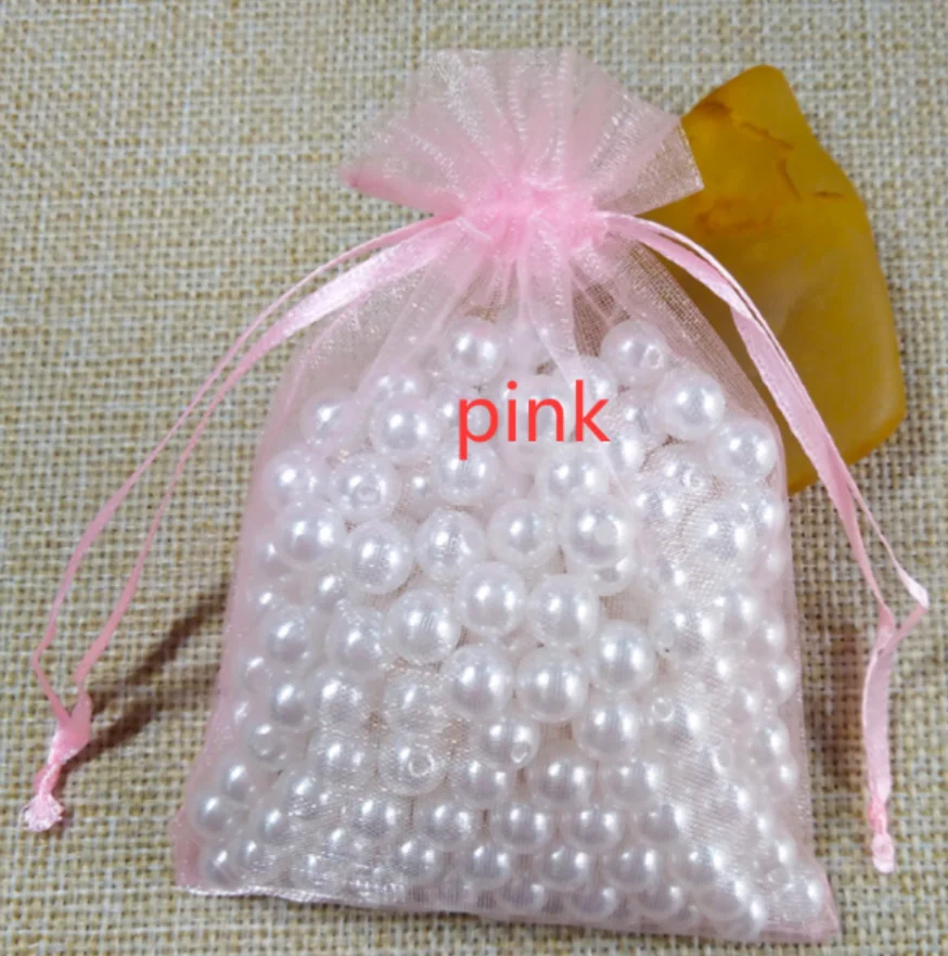 1000pcs Organza Bags Custom Random Color Wedding Party Favors Jewelry Gift Packaging Pouches Birthday Christmas Present Wrapping