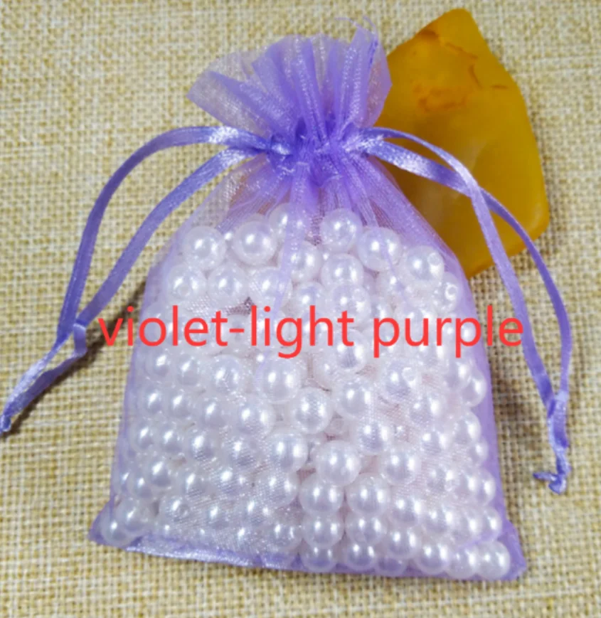 1000pcs Organza Bags Custom Random Color Wedding Party Favors Jewelry Gift Packaging Pouches Birthday Christmas Present Wrapping