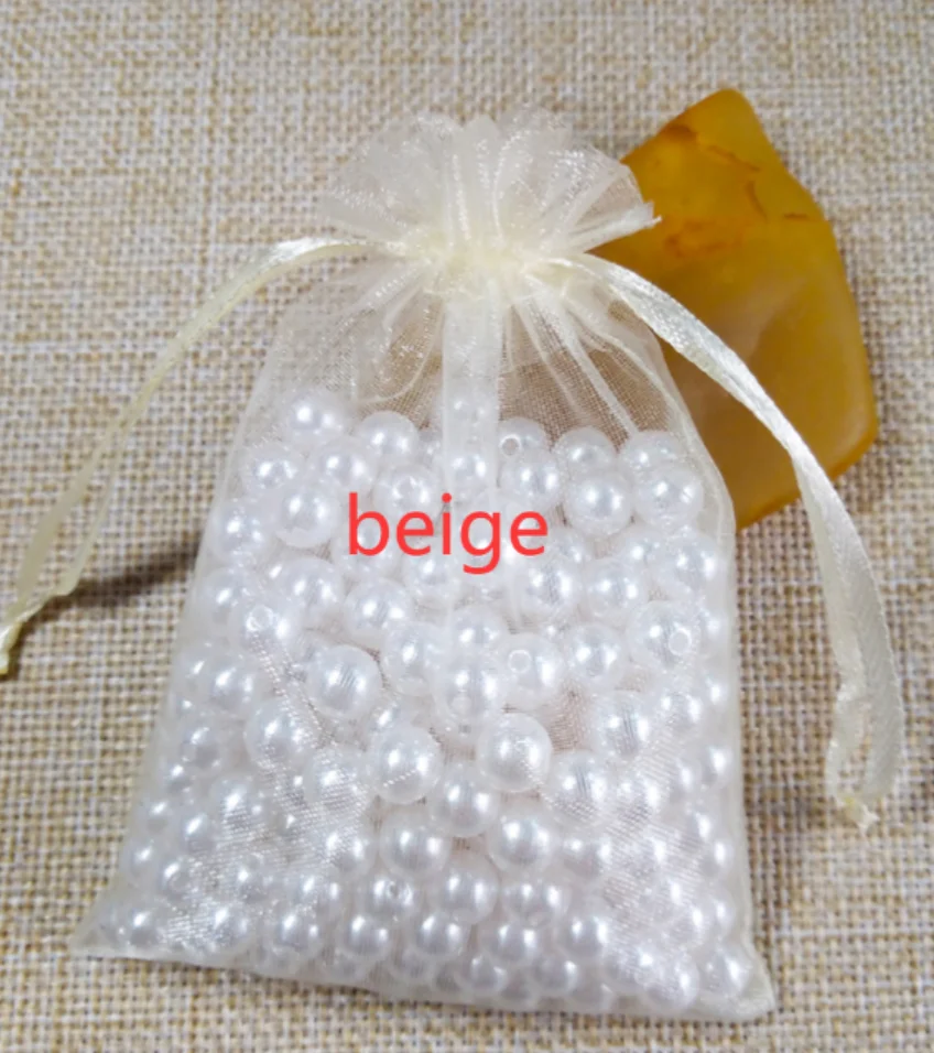 1000pcs Organza Bags Custom Random Color Wedding Party Favors Jewelry Gift Packaging Pouches Birthday Christmas Present Wrapping