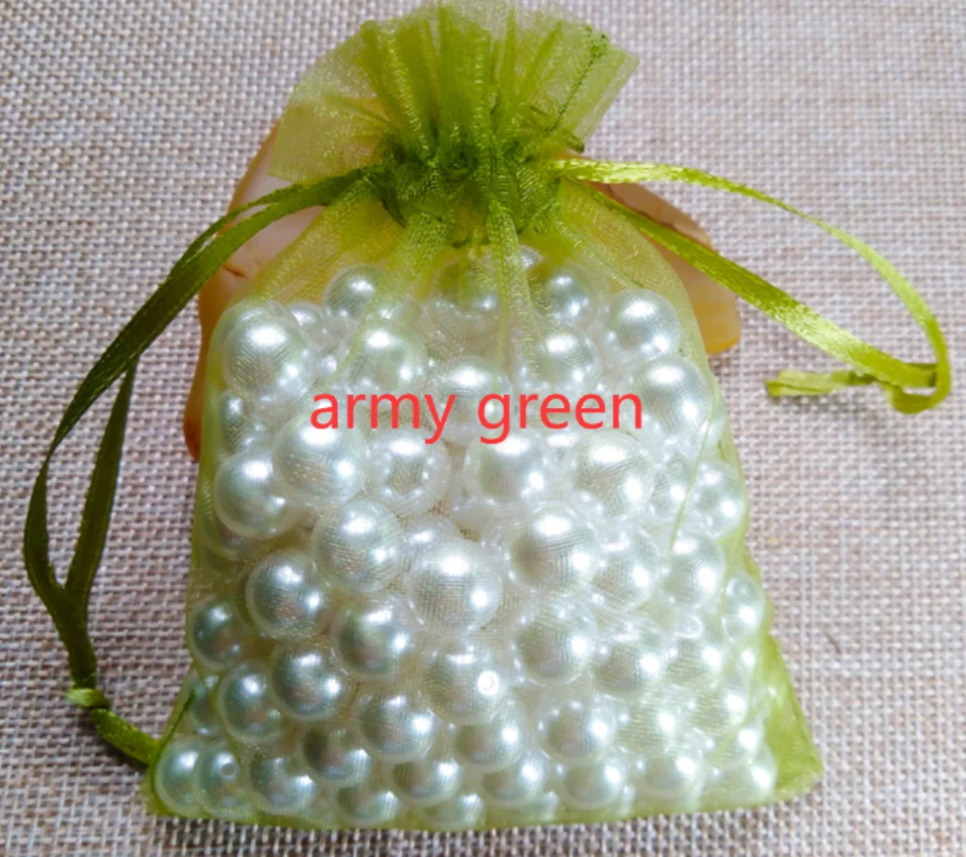 1000pcs Organza Bags Custom Random Color Wedding Party Favors Jewelry Gift Packaging Pouches Birthday Christmas Present Wrapping