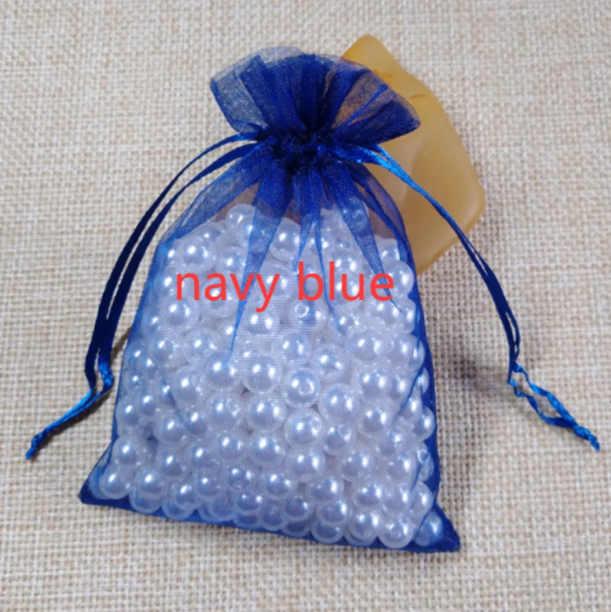 1000pcs Organza Bags Custom Random Color Wedding Party Favors Jewelry Gift Packaging Pouches Birthday Christmas Present Wrapping