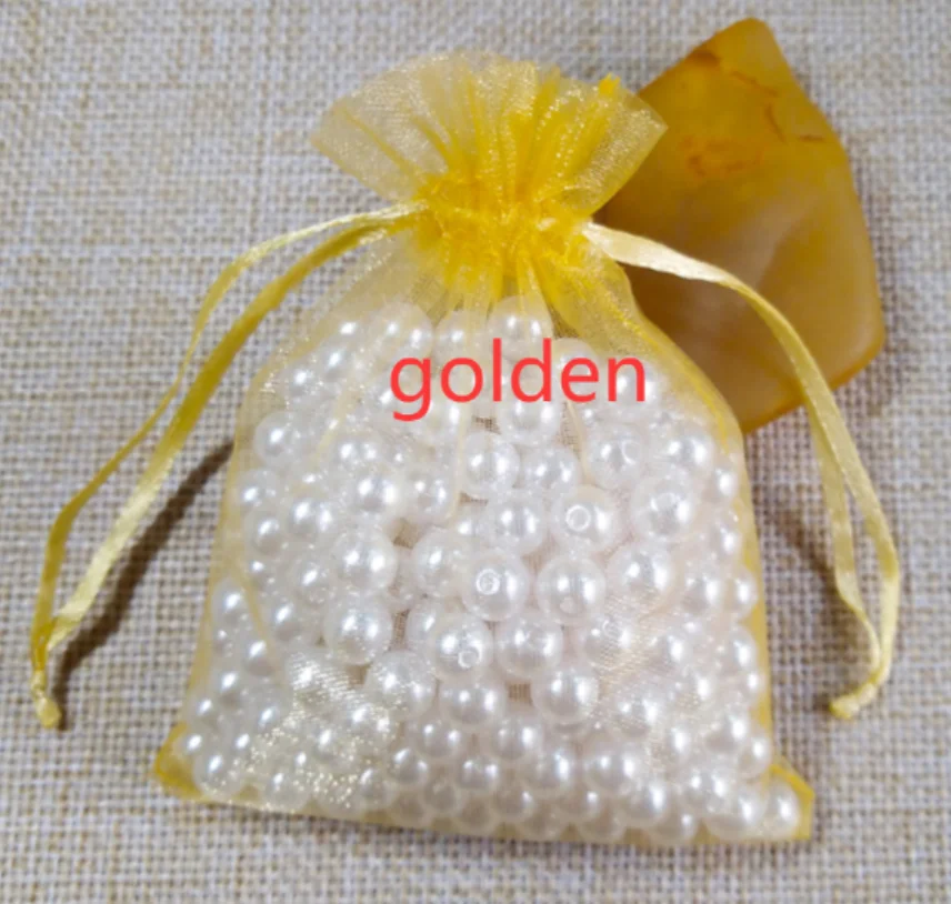 1000pcs Organza Bags Custom Random Color Wedding Party Favors Jewelry Gift Packaging Pouches Birthday Christmas Present Wrapping