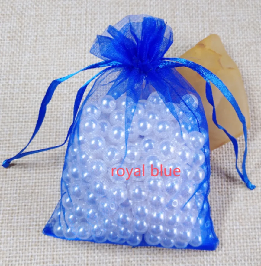 1000pcs Organza Bags Custom Random Color Wedding Party Favors Jewelry Gift Packaging Pouches Birthday Christmas Present Wrapping