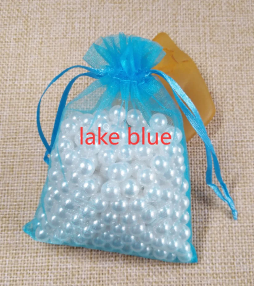 1000pcs Organza Bags Custom Random Color Wedding Party Favors Jewelry Gift Packaging Pouches Birthday Christmas Present Wrapping