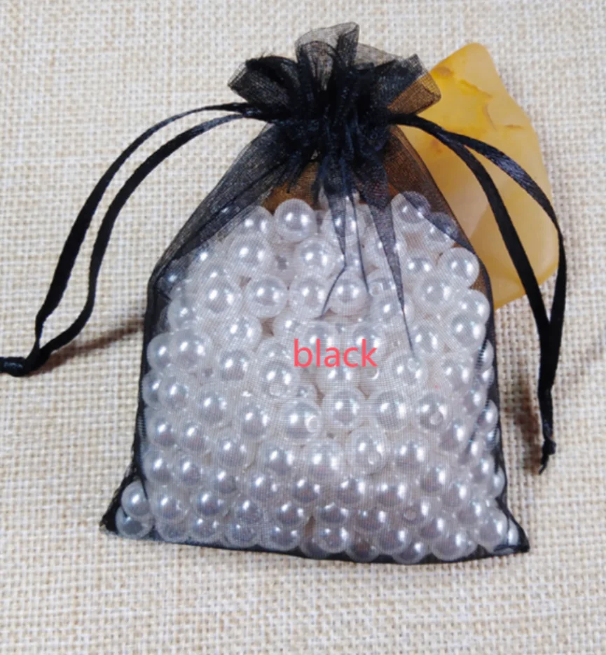 1000pcs Organza Bags Custom Random Color Wedding Party Favors Jewelry Gift Packaging Pouches Birthday Christmas Present Wrapping