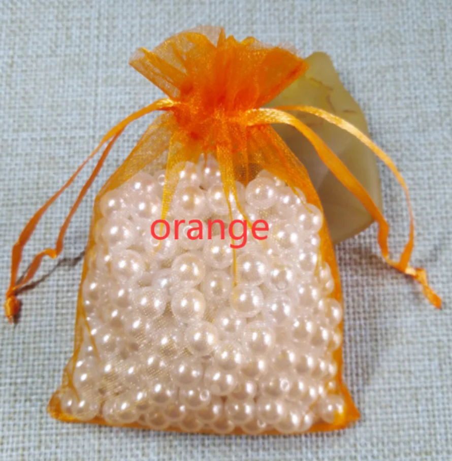 1000pcs Organza Bags Custom Random Color Wedding Party Favors Jewelry Gift Packaging Pouches Birthday Christmas Present Wrapping