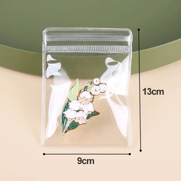 10/50Pcs Transparent PVC Jewelry Organizer Pouches Bags Anti-Oxidation Earring Pendant Necklace Bracelet Storage Holder Box