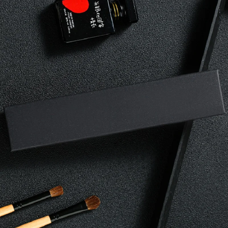 30pcs Black Kraft Jewelry Gift Box Cardboard Travel Ring Necklace Earring Packaging Organizer Boxes Case With Sponge Inside