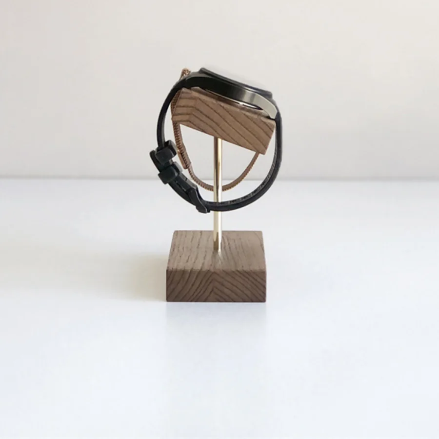Wooden Watch Display Stands Bracelet Holder Jewelry Organizer Walnut Watch Display Shelf Rack jewellery box Props Box Case