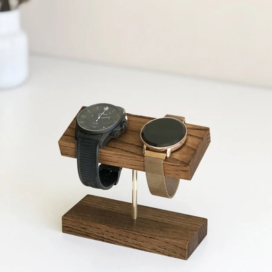 Wooden Watch Display Stands Bracelet Holder Jewelry Organizer Walnut Watch Display Shelf Rack jewellery box Props Box Case
