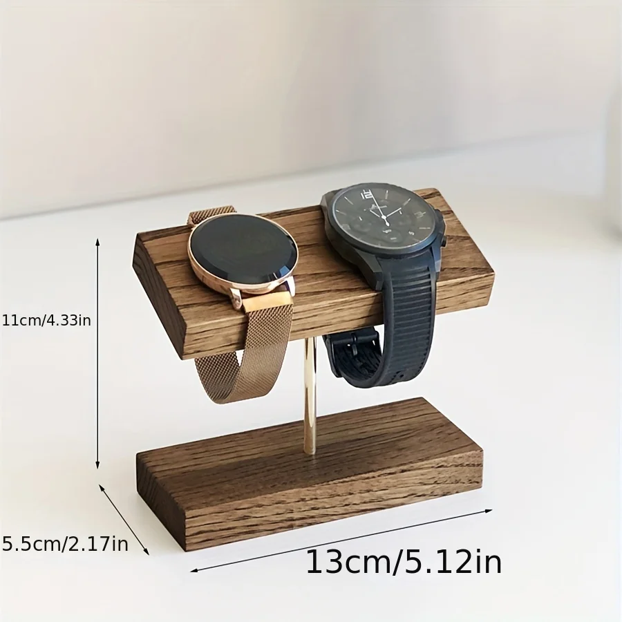 Wooden Watch Display Stands Bracelet Holder Jewelry Organizer Walnut Watch Display Shelf Rack jewellery box Props Box Case