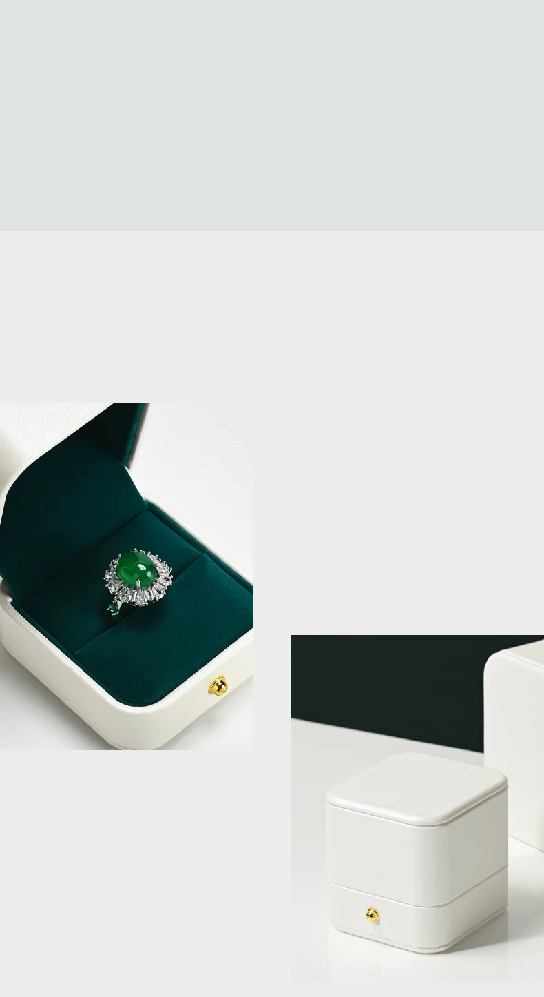 Oirlv Wedding Jewelry Box Jewelry Organizer Case Ring Bracelet Pendant Long Chain Storage Box Jewelry Display Box Gift Case