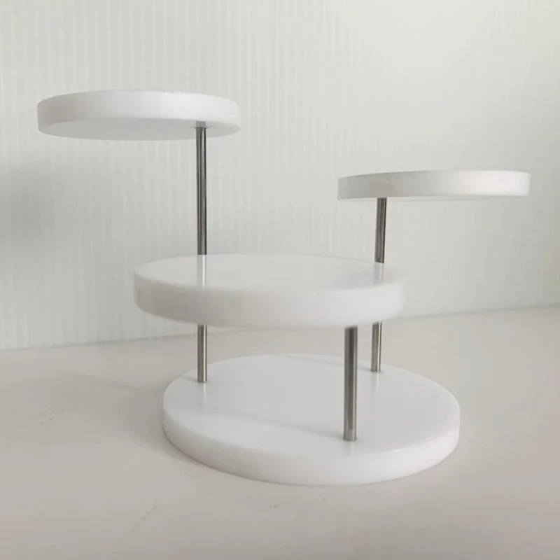3 Layers Selling Fashion Temperament High-grade Sense of Acrylic Jewelry Display Stand/Multi-layer Round Cake and Dessert Rack