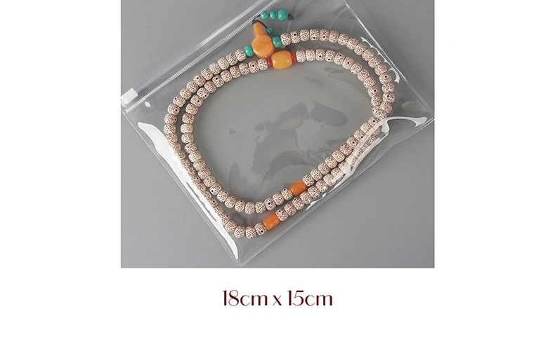 10/20 PCS Zipper Bag Jewelry Plastic PVC Transparent Bracelet Necklace Earrings Storage Gift Bag For Small Business Packaging