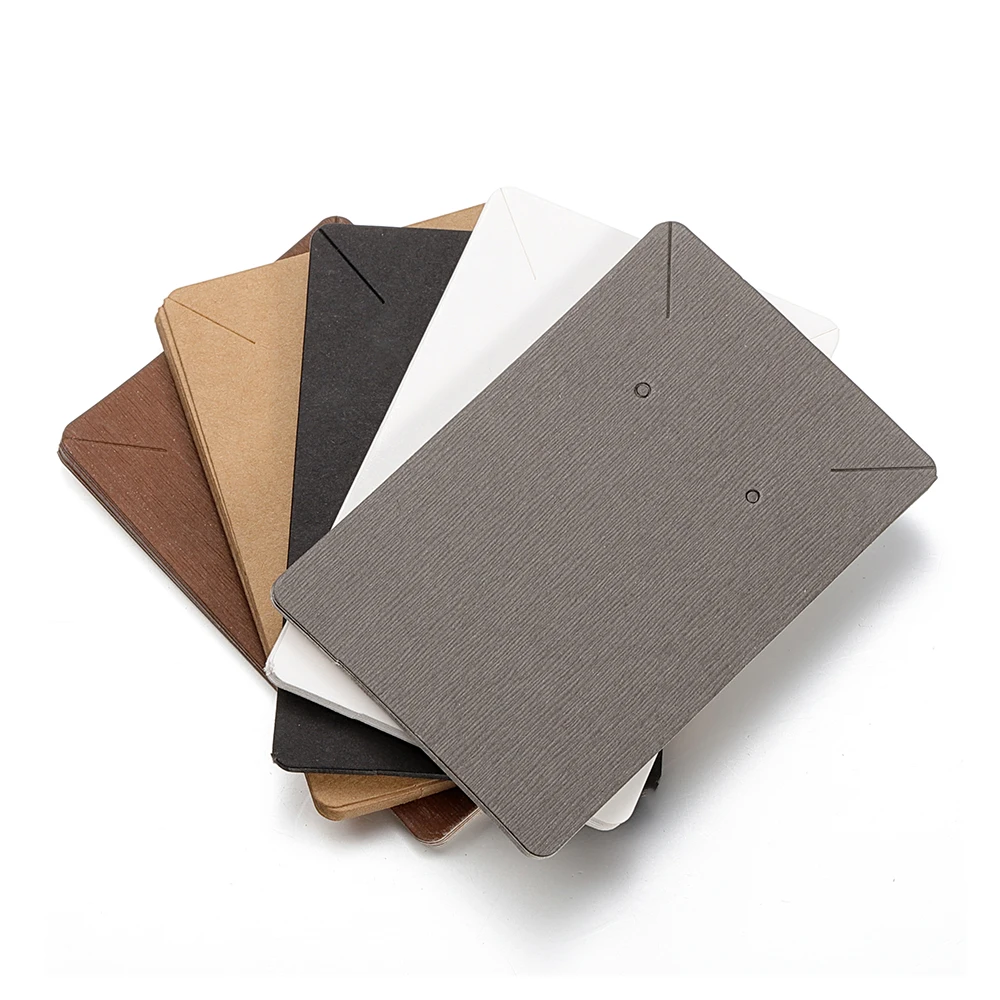 50pcs/lot Earrings Necklaces Display Cards for Jewelry Boxed and Packaging Cardboard Hang Tag Card Ear Studs Paper Card 6x9cm