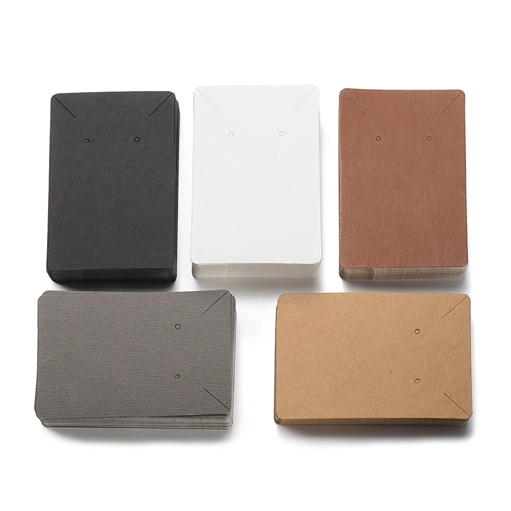 50pcs/lot Earrings Necklaces Display Cards for Jewelry Boxed and Packaging Cardboard Hang Tag Card Ear Studs Paper Card 6x9cm