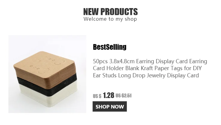 50pcs/lot Earrings Necklaces Display Cards for Jewelry Boxed and Packaging Cardboard Hang Tag Card Ear Studs Paper Card 6x9cm