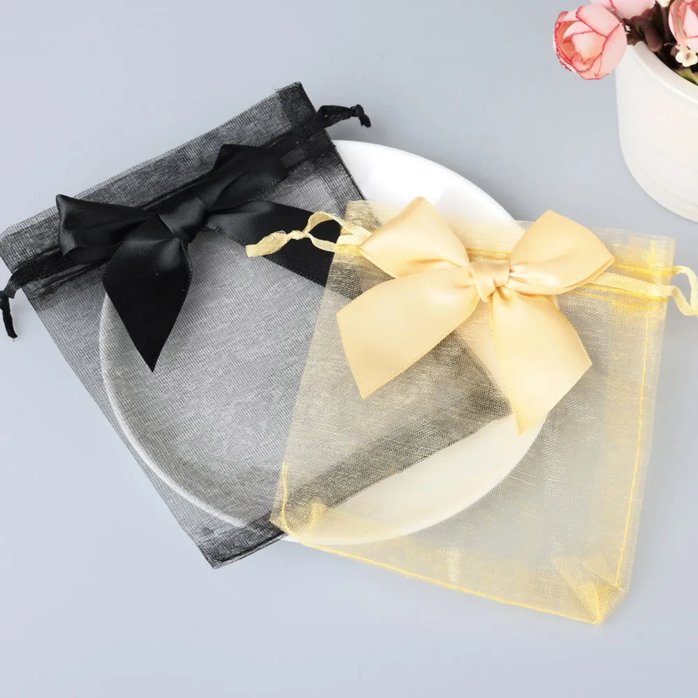 10pcs 5x7cm 7x9cm 8x10cm Velvet Jewelry Bags Necklace Rings Earrings Packaing Drawstring Pouches Christmas Mini Small Gift Bags