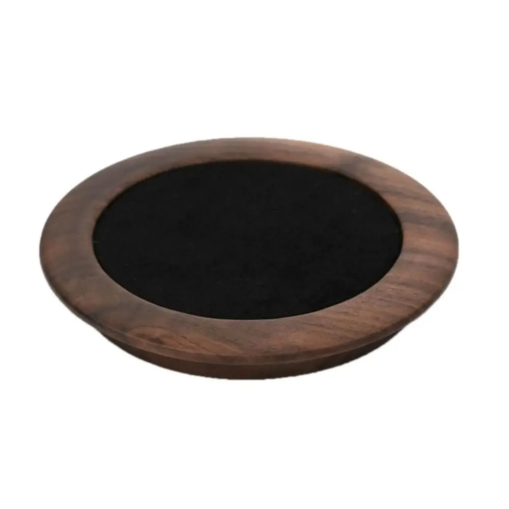 Simple Geometry Wood Rings Tray Exquisite Velvet Earrings Display Tray Jewlery Organizer Ear Studs Case Ring Earring Holder Home