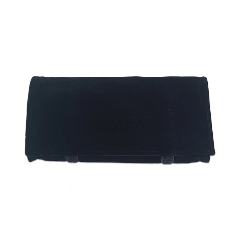 Travel Jewelry Organizer Portable Velvet Ring Earrings Pendant Necklace Holder Bracelet Carrying Storage Bag Foldable Roll Pouch