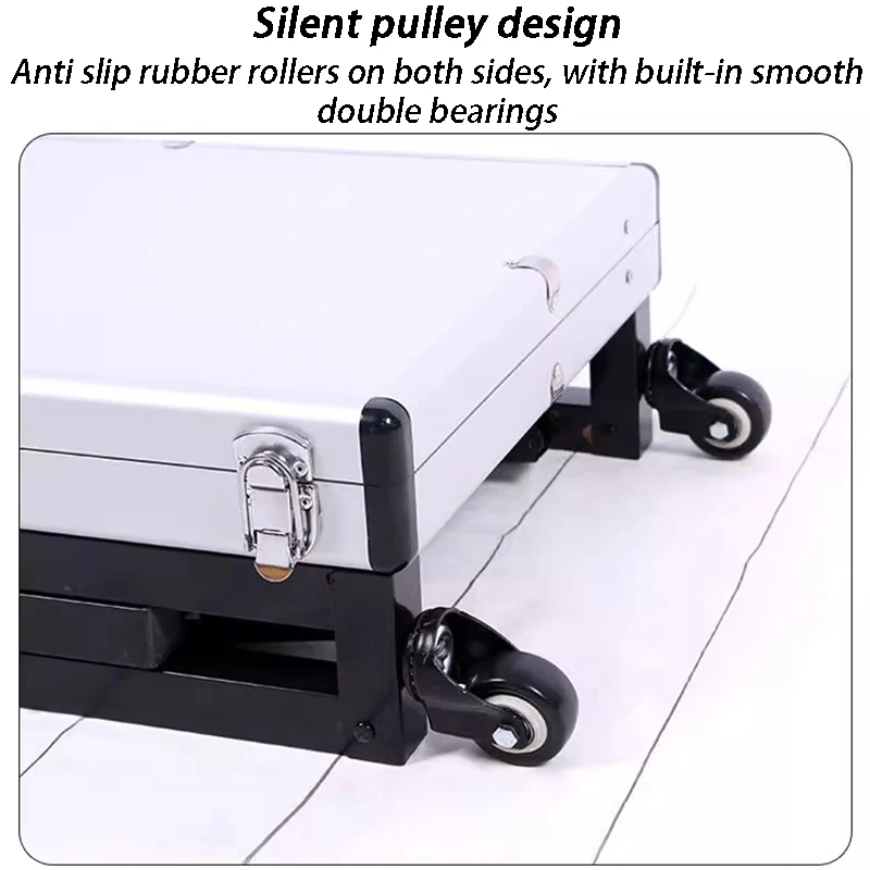 Night Market Stall Jewelry Box Portable Foldable Jewelry Organizer Boxes Multifunctional Aluminum Earring Display Stand