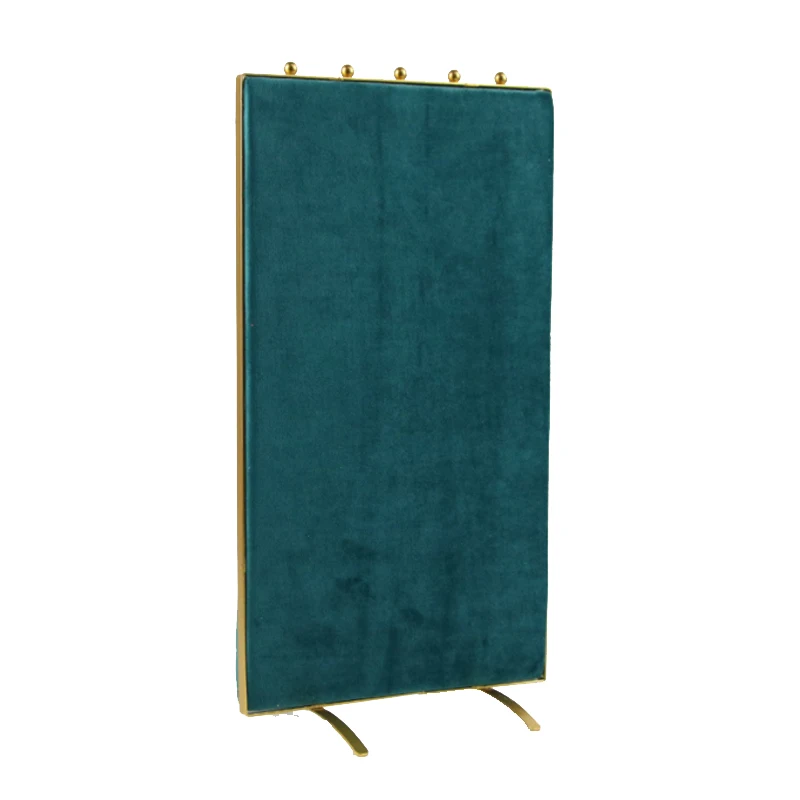 Screen S/L Options Necklace Pendants Jewelry Stand Organizer Silky Velvet Jewelry Display Mannequin Model Bust Show Exhibitor