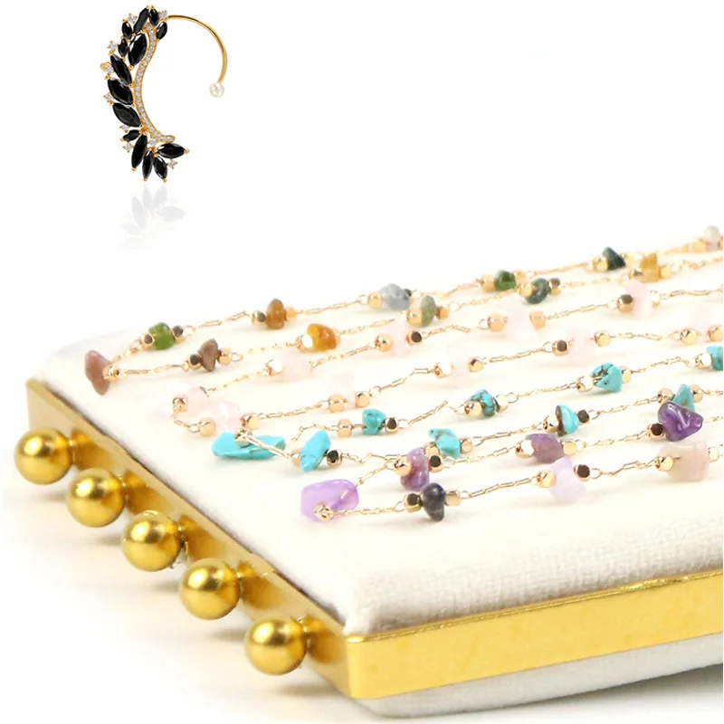 Screen S/L Options Necklace Pendants Jewelry Stand Organizer Silky Velvet Jewelry Display Mannequin Model Bust Show Exhibitor